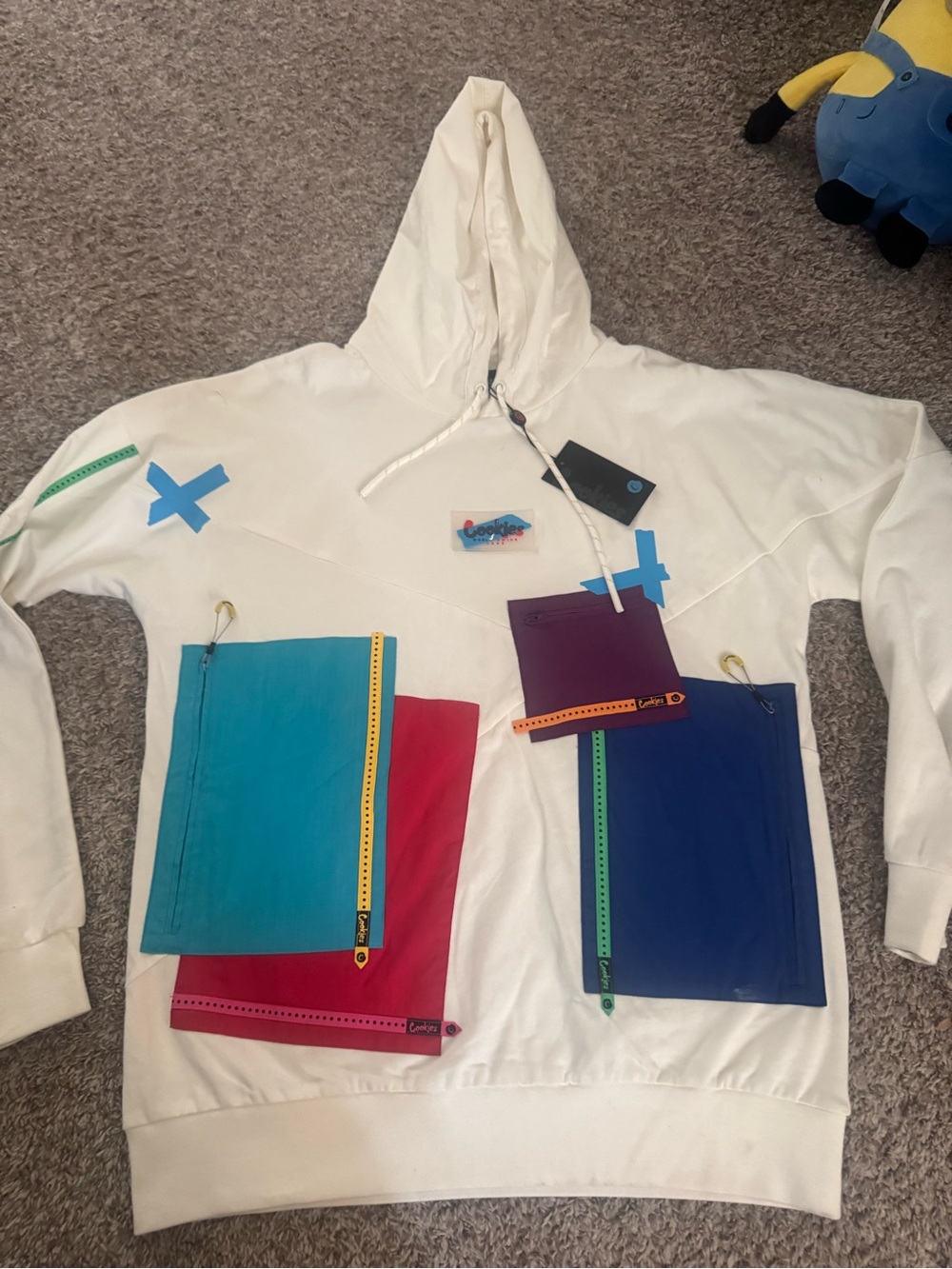 Cookies All Conditions colorblock hoodie Sz L